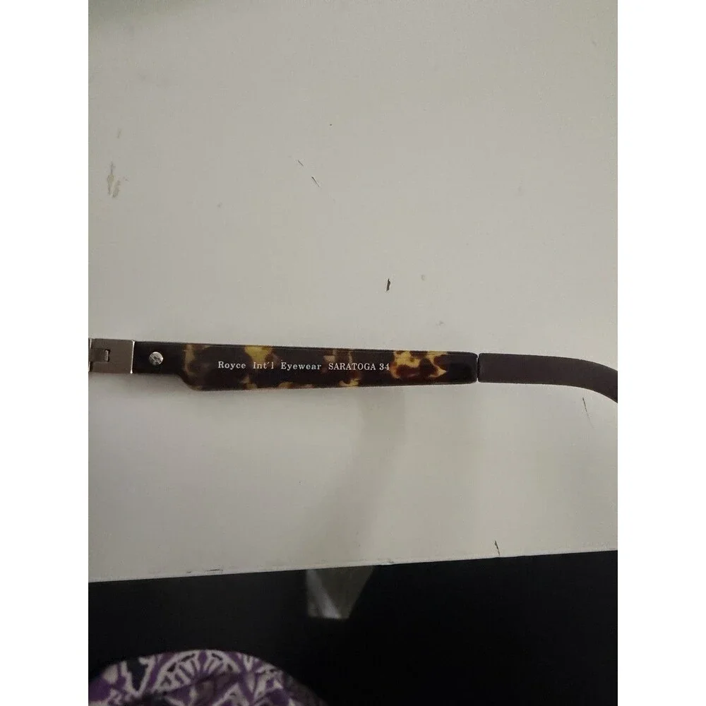 Royce Int'l Eyewear SARATOGA 34 Tortoise Col #3 52-18-140 Flex Hinge